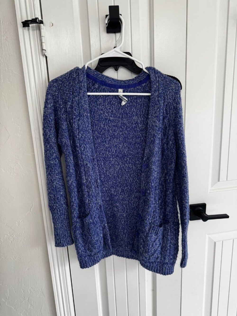 Aeropostale Blue Knit Cardigan - XS